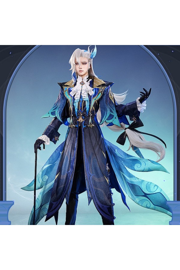 1/3 Delusion Genshin Impact Fontaine Chief Justice Neuvillette Outfit Cosplay Costume